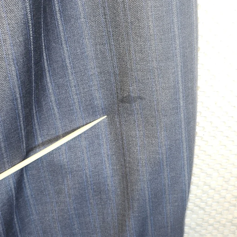 Scuderi Loro Piana Super 170s Wool Blazer Grey Pinstripe Sport Coat Italy 56 46R